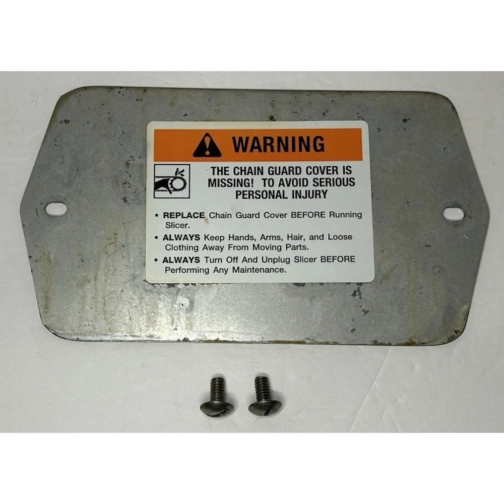Globe Meat Slicer Model 3750 Chain Guard Replacement‎ Part OEM